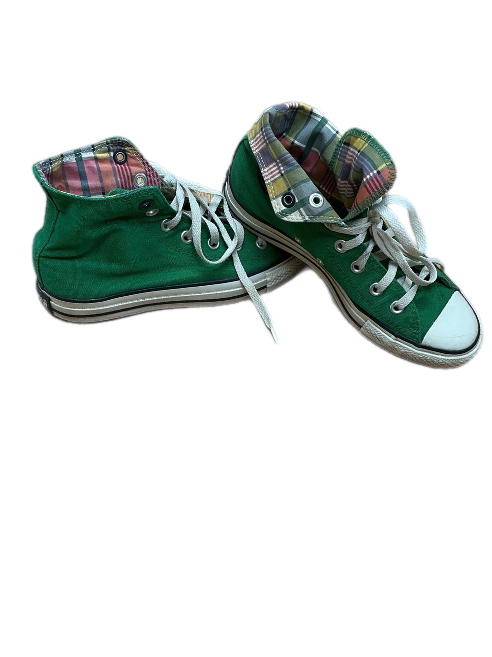 Converse Kelly green high top men's 6 women's 8 - Picture 4 of 13